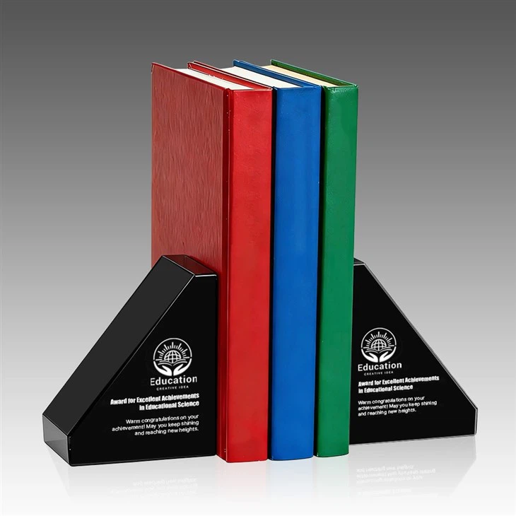 Custom Crystal Bookends high quality