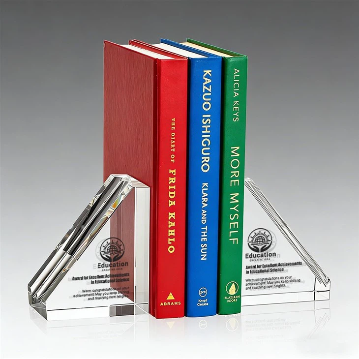 Custom Crystal Bookends factory